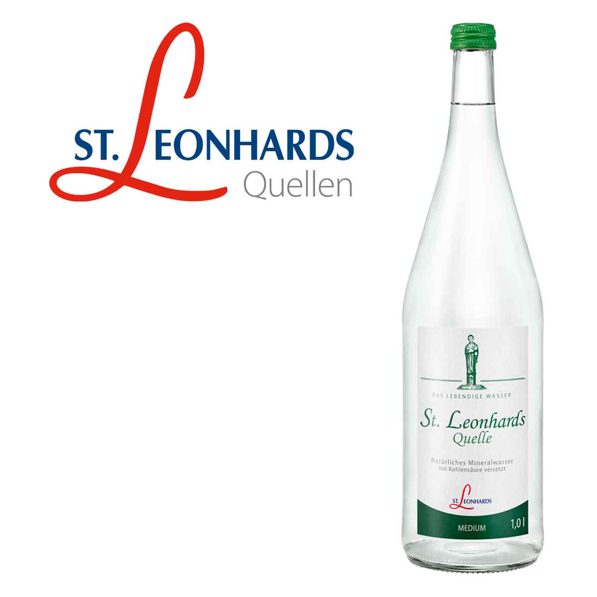 St-Leonhard-Quelle-Medium-1-Ltr-Glas-Flasche-2022-12-08-Fl-LOGO-Li St. Leonhards Quelle Medium