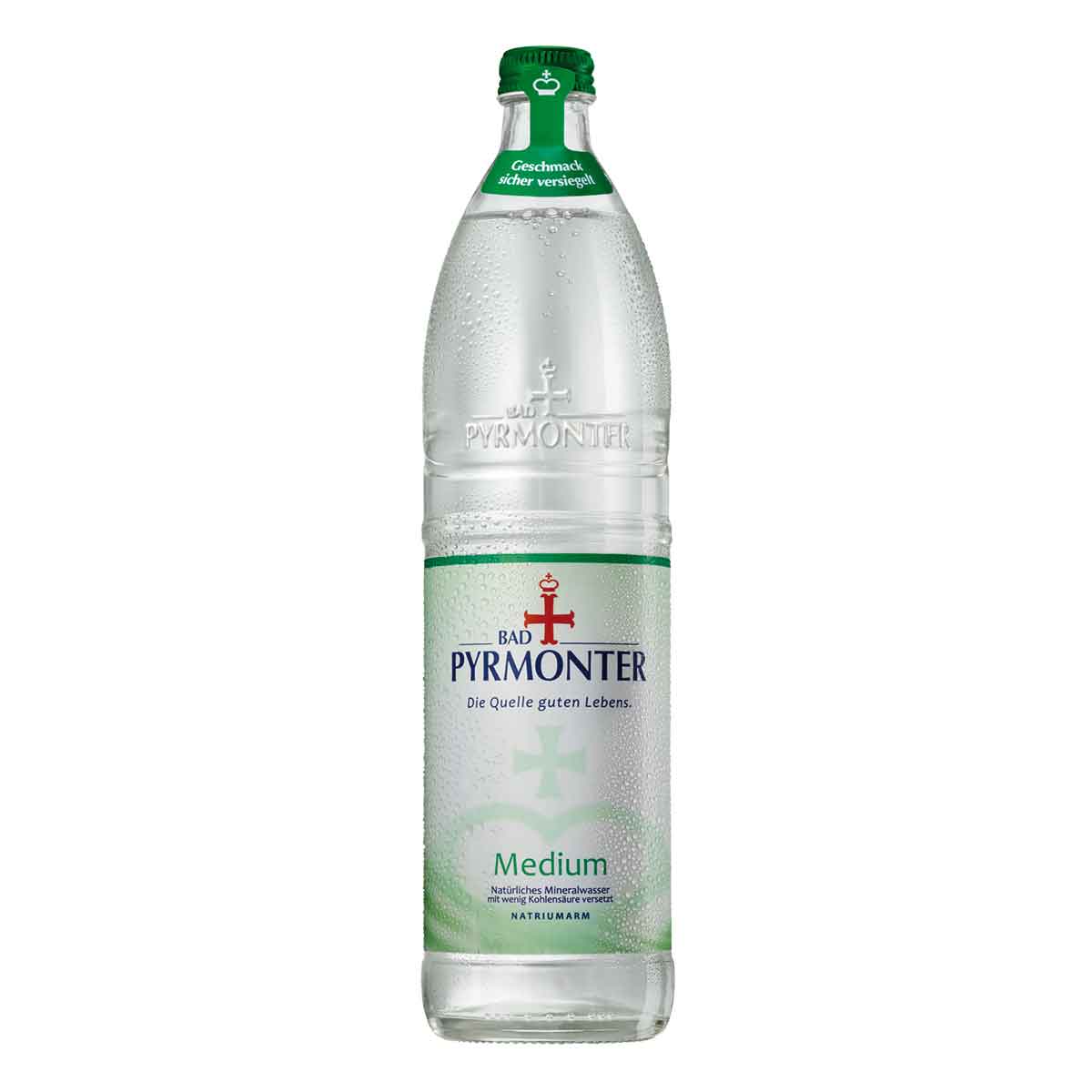 Bad-Pyrmonter-Medium-75l-Glas-Flasche Bad Pyrmonter Medium