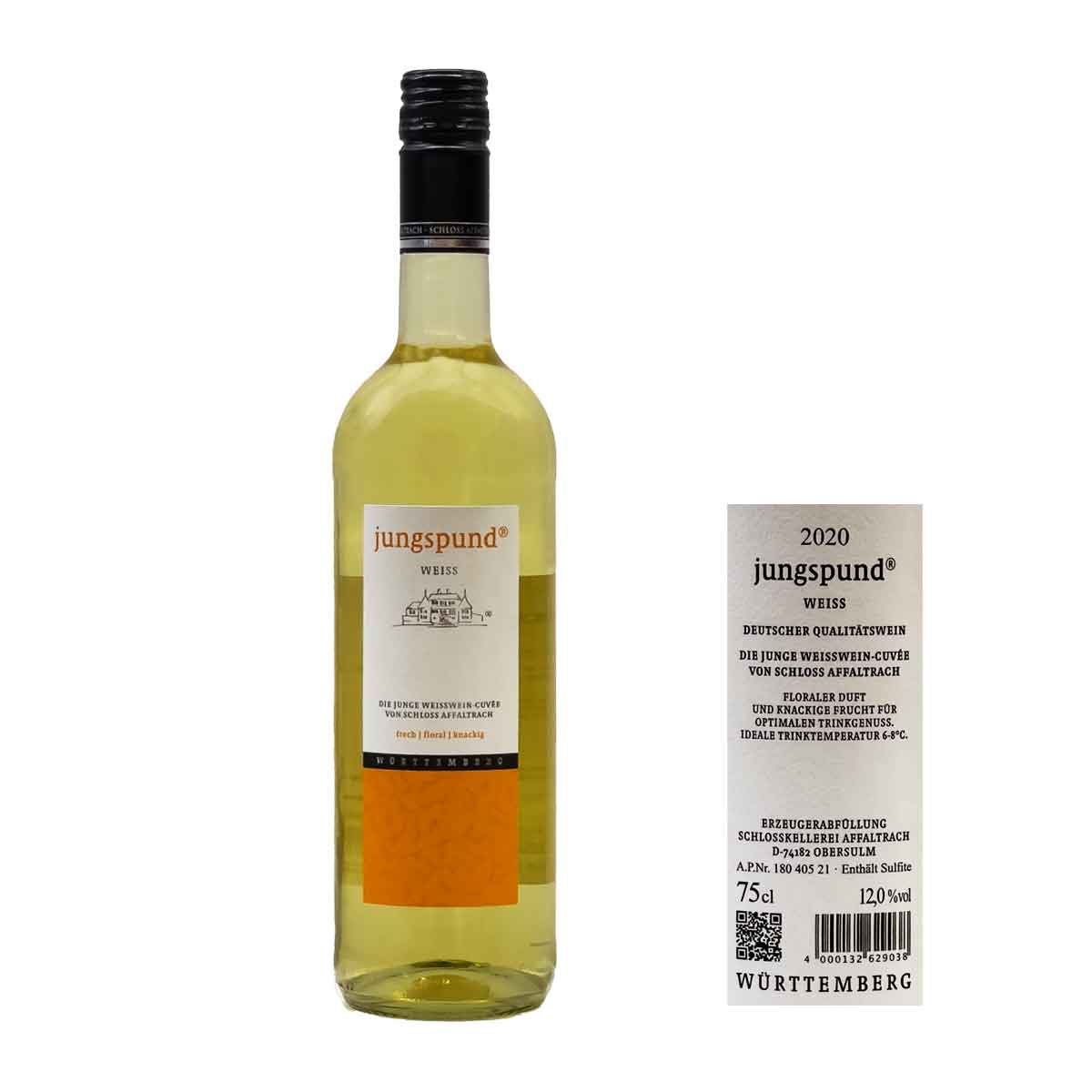 Affaltrach-Jungspund-Weiss-0_75-Ltr-Flasche-2022-01-18-info Schloss Affaltrach Jungspund weiss