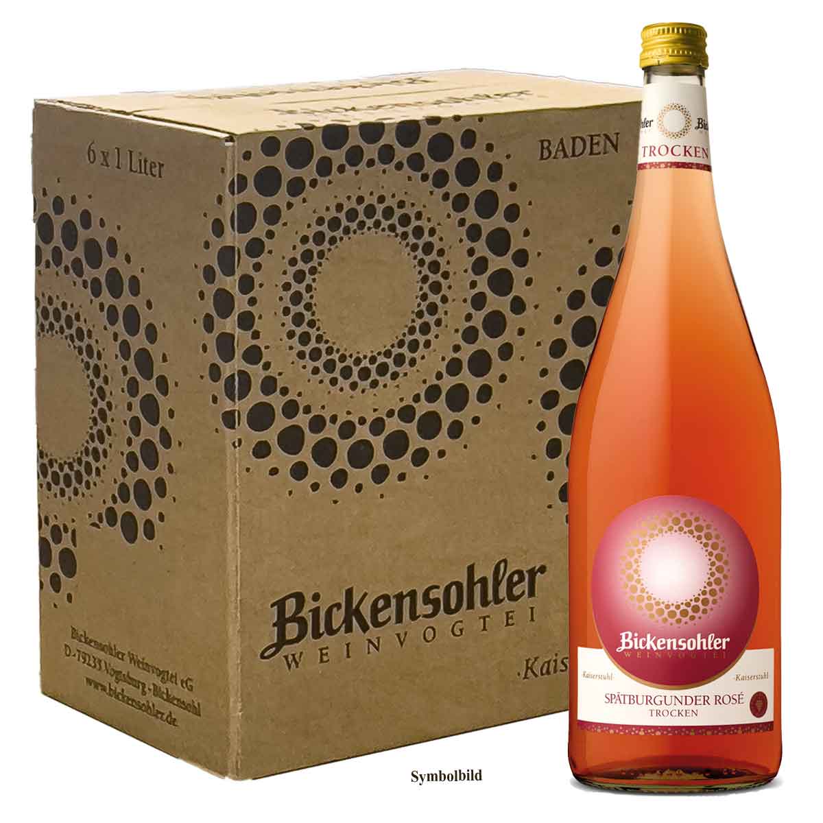 Bickensohler-Sp_tburgunder-Rose-Trocken-Karton-6x1_0-Ltr-Flaschen-2021-11-16 Bickensohler Spätburgunder Rosé trocken