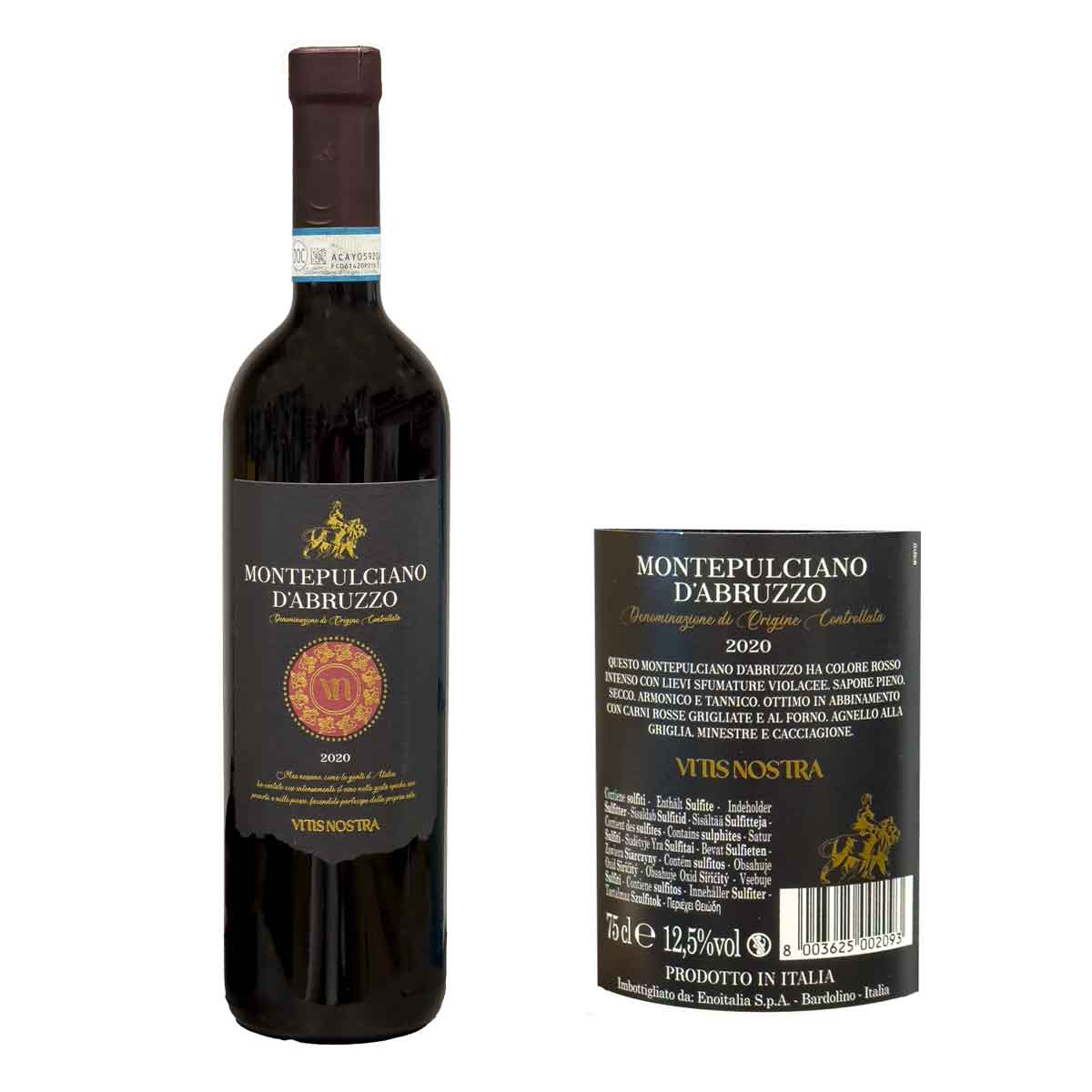 Vitis-Nostra-Montepulciano-d-abruzzo-2020-Rotwein-0_75-Ltr-Flasche-2022-11-03-Info_Fl-Li Vitis Nostra Montepulciano D'abruzzo