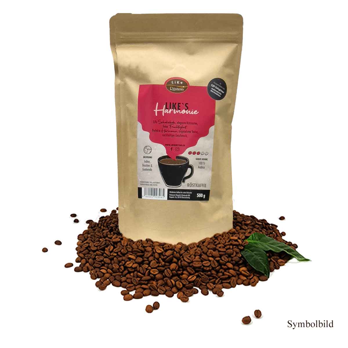 LiKe Kaffee "LiKe´s Harmonie" ganze Bohne