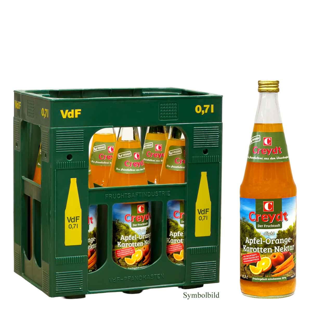 Creydt Apfel-Orange-Karotte Nektar light